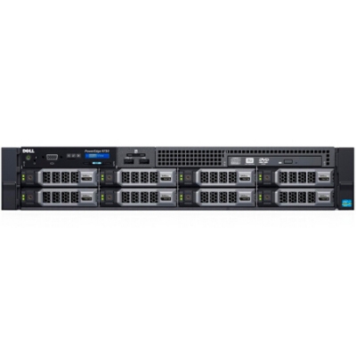 戴爾 DELL R730 2U機架式服務器（E5-2620V4*2/16G*4/4T SAS*3熱/H730-1G緩存/DVDRW/750W雙電/導軌）三年