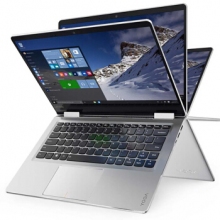 聯想YOGA710 14英寸超輕薄筆記本電腦 PC平板二合一 商務辦公便攜手提電腦超級本 i7-7500U/8G/256G固態/銀色 2G獨顯