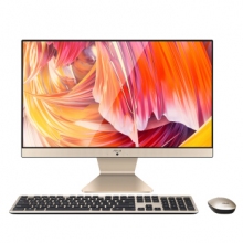 華碩（ASUS） 一體機電腦全套 V221/V4000家用辦公學習高清電腦多功能 21.5英寸IPS 星耀黑 Intel 64位/4G/256G固態